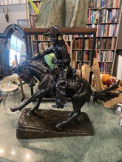 Frederic Remington “Cowboy” Large Bronze 22” Statue