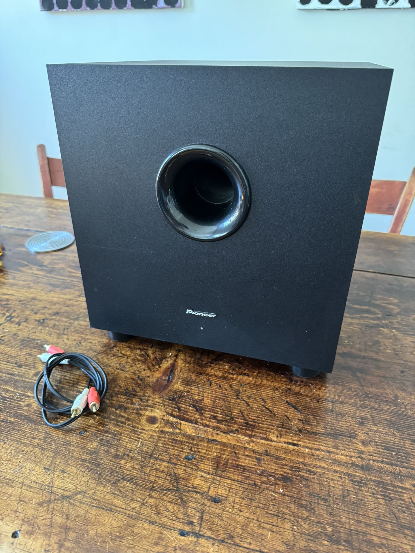 Pioneer SW-8-K Subwoofer with cable