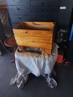 Planter box storage box
