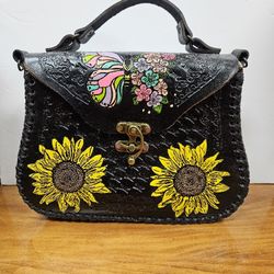💥 Leather 🌻 Purse Handmade 💥 