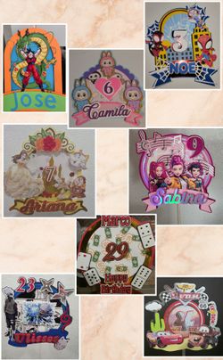 Cake topper / Toper para pastel