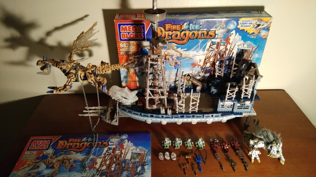 Mega Bloks Dragons Fire and Ice! "Vorgan Ice Fang"
