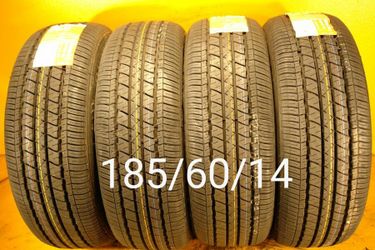 185/60/14 For Sale 4 New Tires We Service Motorcycle Tires