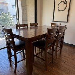 Dining Table Set with 6 Chairs