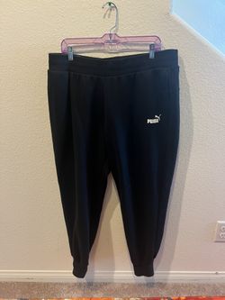 Women’s Black Puma Joggers-Size-2X