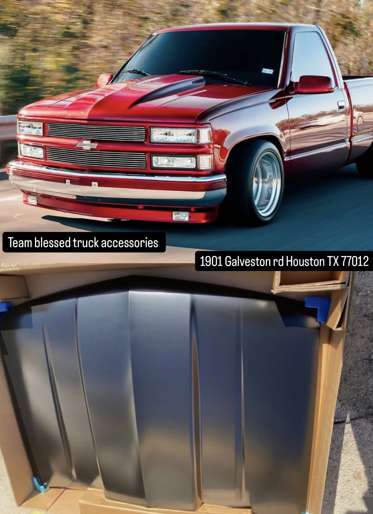 OBS Cowl Hood NEW 88/98 Chevy GMC