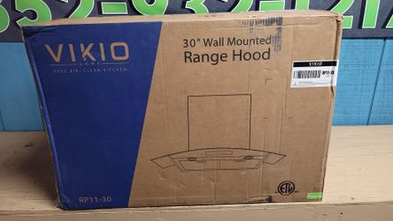 Vikio Home 30-in Wall Mounted Range Hood -BRAND NEW