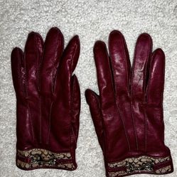 Women’s Vintage Coach Gloves