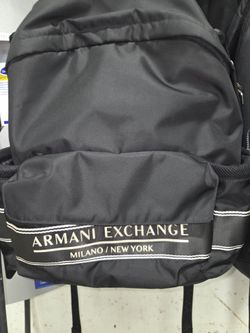 Armani exchange 3 strap book bag carry bag in 1