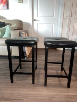 Two bar stools