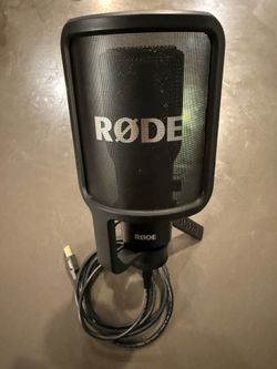 Rode NT-USB Microphone +Pop filter+Desktop Tripod+USB Cable+SET+Works GREAT