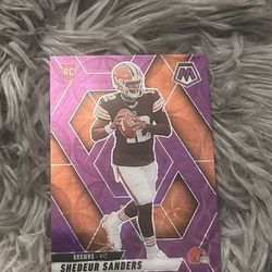 Shedeur Sanders #302 RC Purple Scope