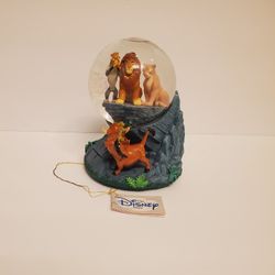 Vintage Disney Lion King Snow Globe Circle of Life Musical