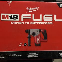 Milwaukee 2912-20 18V Cordless 1" SDS Plus Rotary Hammer (Tool Only) NEW See Pics