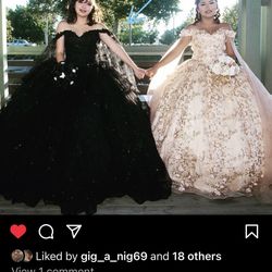 Black Quinceañera Dress 