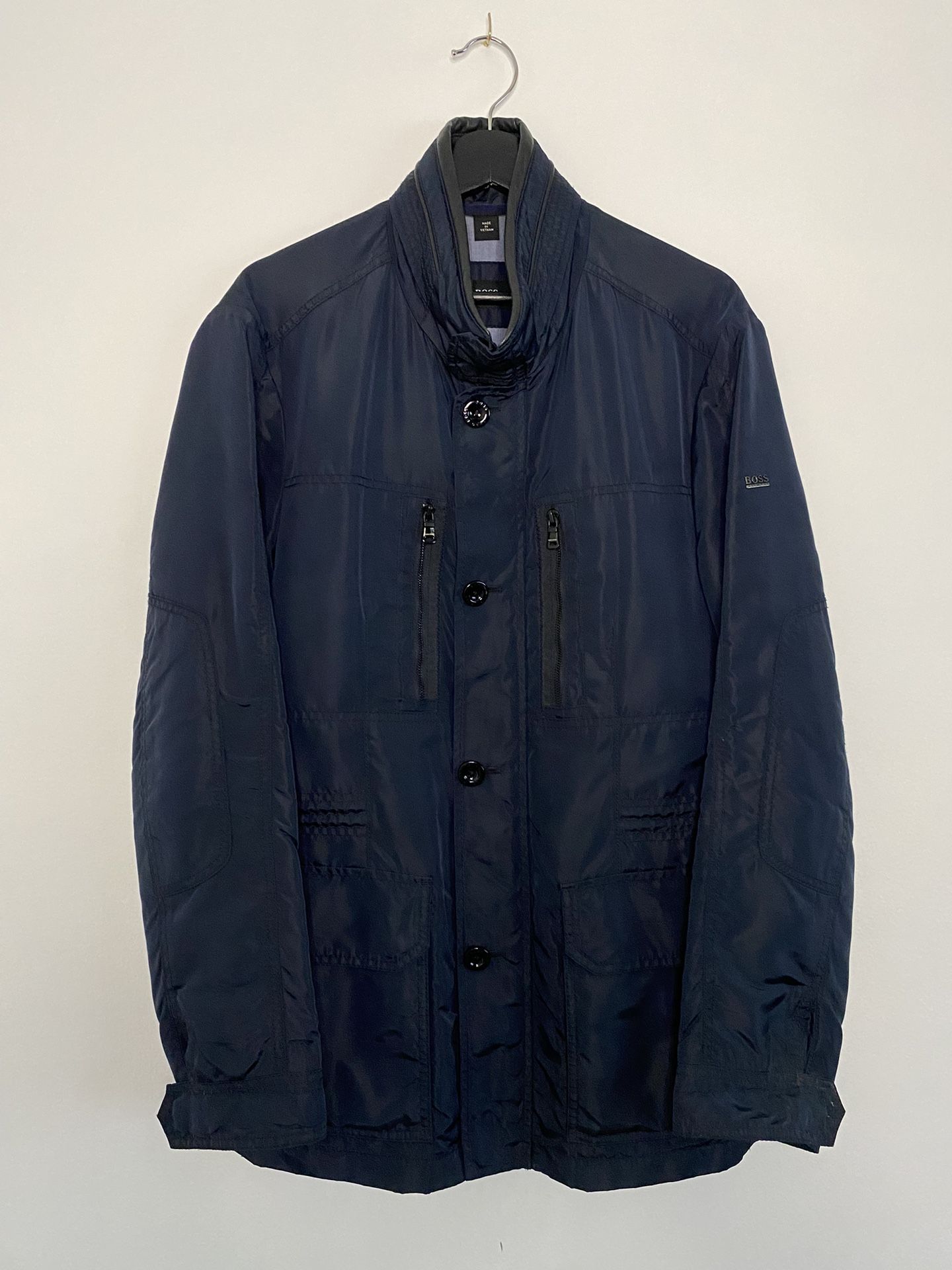HUGO BOSS men’s Jacket Navy Color Size 40 Regular