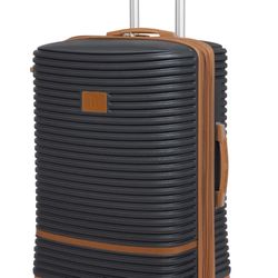 it luggage Replicating Hardside 27" Medium Checked Expandable Fashion Spinner Luggage, Gray