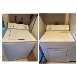 Whirlpool Electric Washer & Dryer
