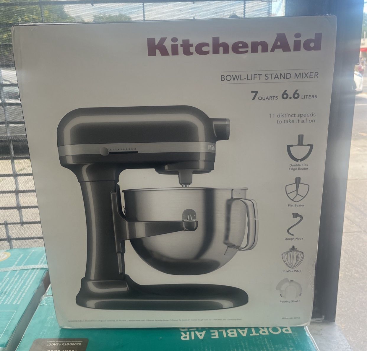 KitchenAid 7-Quart Bowl-Lift Stand Mixer | Contour Silver