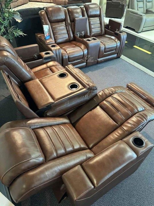 💚BacktrackPower Reclining Sofa, Loveseat and Recliner$10 Down Payment Financing and Delivery available