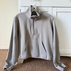 Lululemon brushed softstreme ribbed half zip