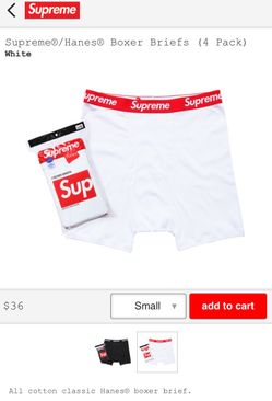 Supreme x Hanes - Boxers