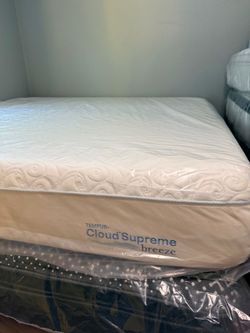 Set king sizes mattress and box spring tempur pedic  cloud supreme breeze