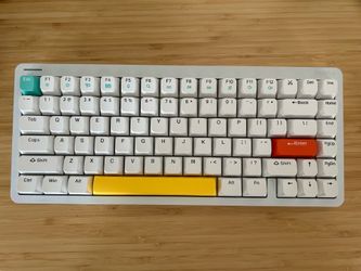 NuPhy Halo75 Wireless Mechanical Keyboard, White