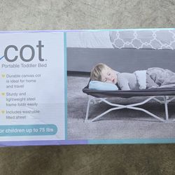 Regalo My Cot Portable Travel Bed, Gray