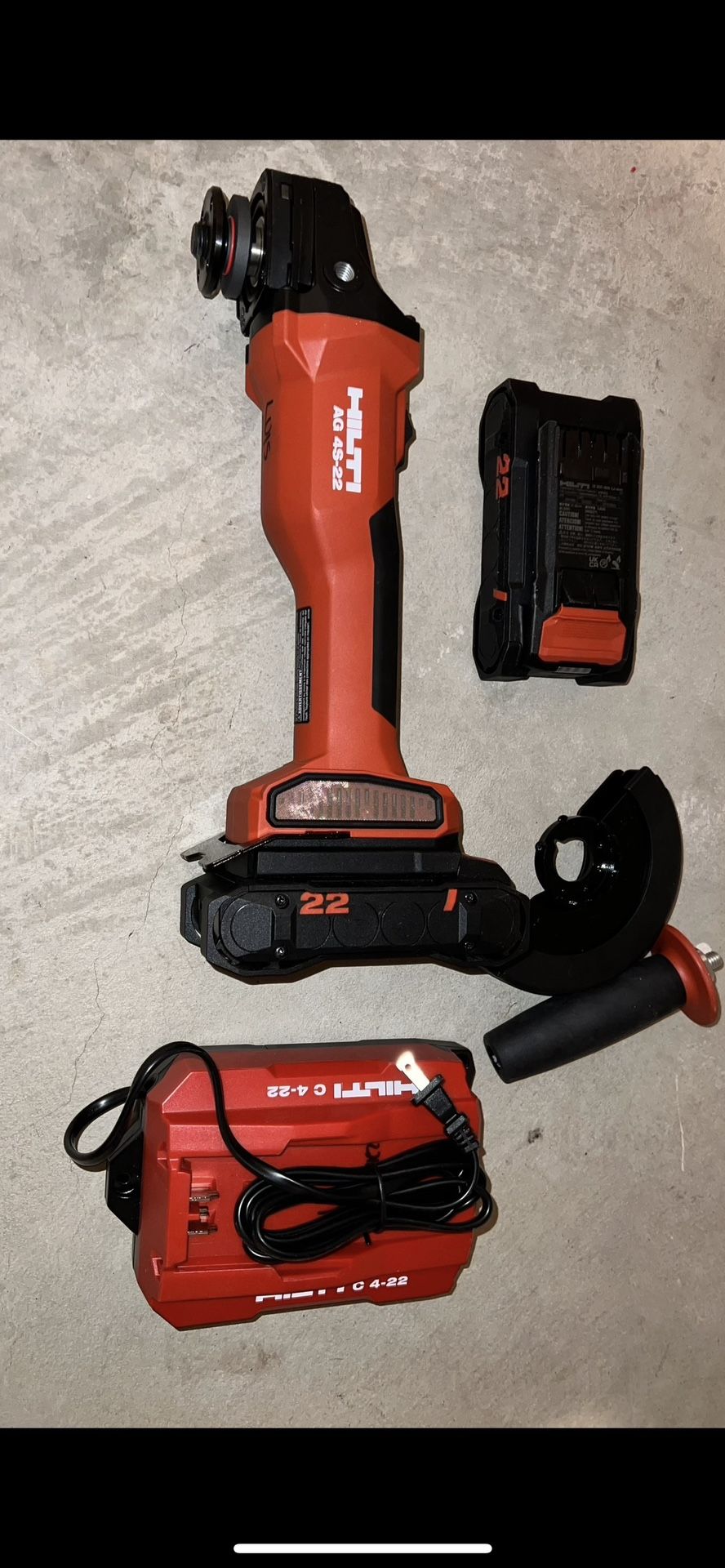 Brand New Hilti Grinder AG 4S-22