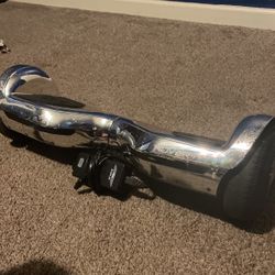 Chrome Hoverboard + Charger