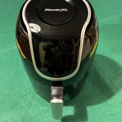 Power XL Vortex 2QT Black Air Fryer Model #HF-2096TS w/ Manual & Recipe