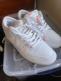 White Nike Dunk Sb