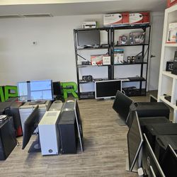 Gaming Case, Computer PC Desktop Tower,Monitors 