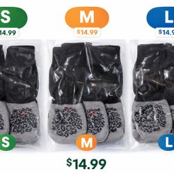 🐾 Beautiful Non-Skid Pet Socks 🧦  High-quality dog socks with anti-slip (non-skid) bottoms to help prevent slipping on tile, wood, and smooth floors