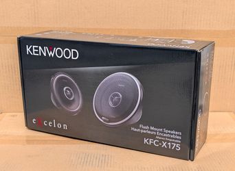 Kenwood Car Speakers 6 1/2" 2-Way Coaxial Speaker System 240 Watts Excelon KFC-X175 🚨 Payment Options Available 🚨 No Credit Needed 🚨