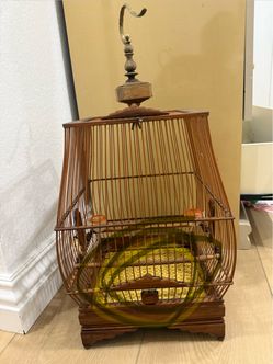 bamboo bird cage