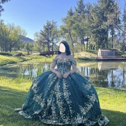 Green Quinceañera Dress