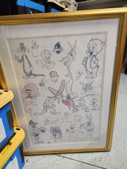 1997 Looney Tunes- Virgil Ross Lithograph