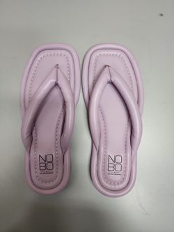 Lilac Colored Woman's Thong Sandals