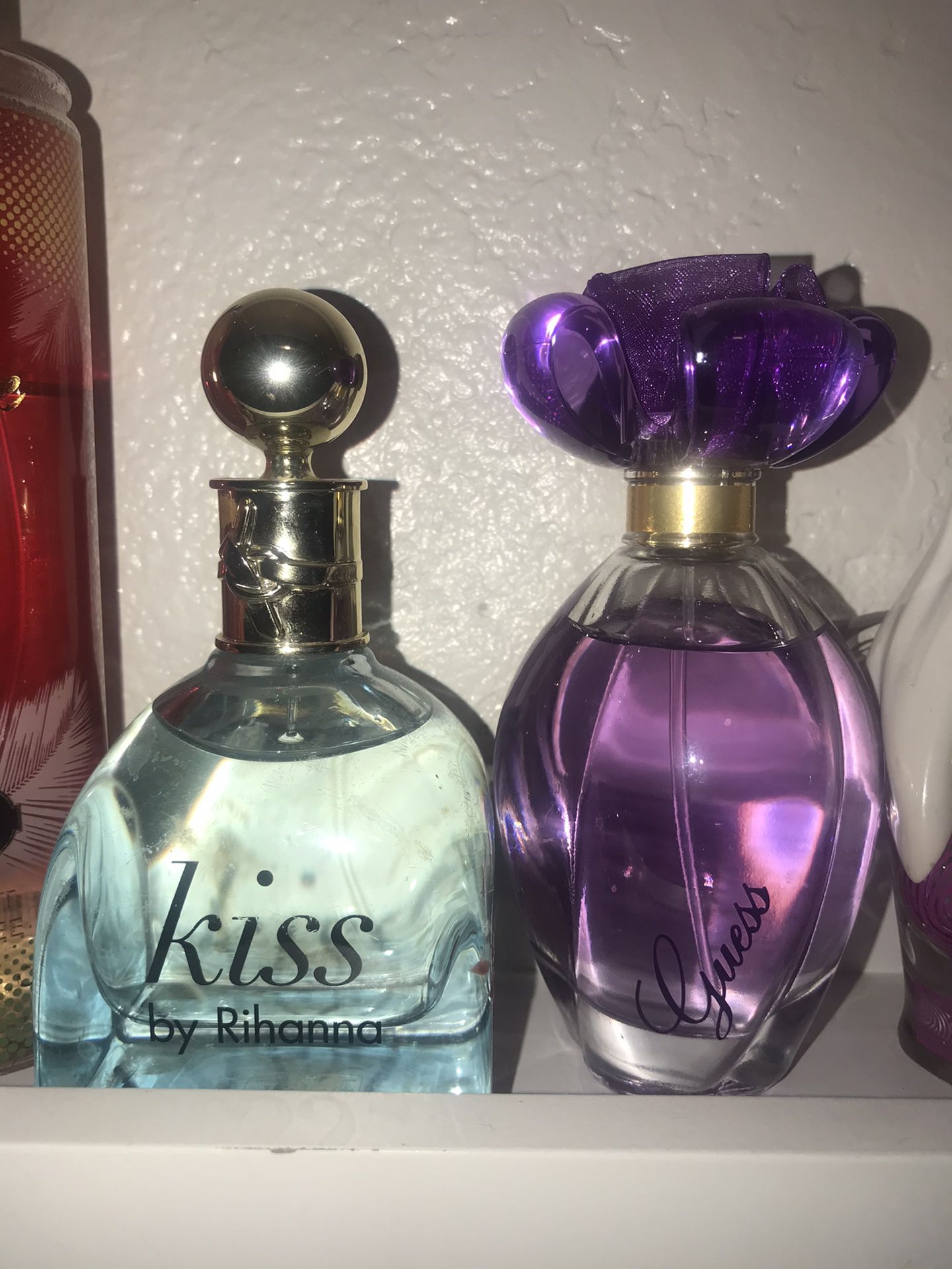 Kiss by riri and guess perfume both for