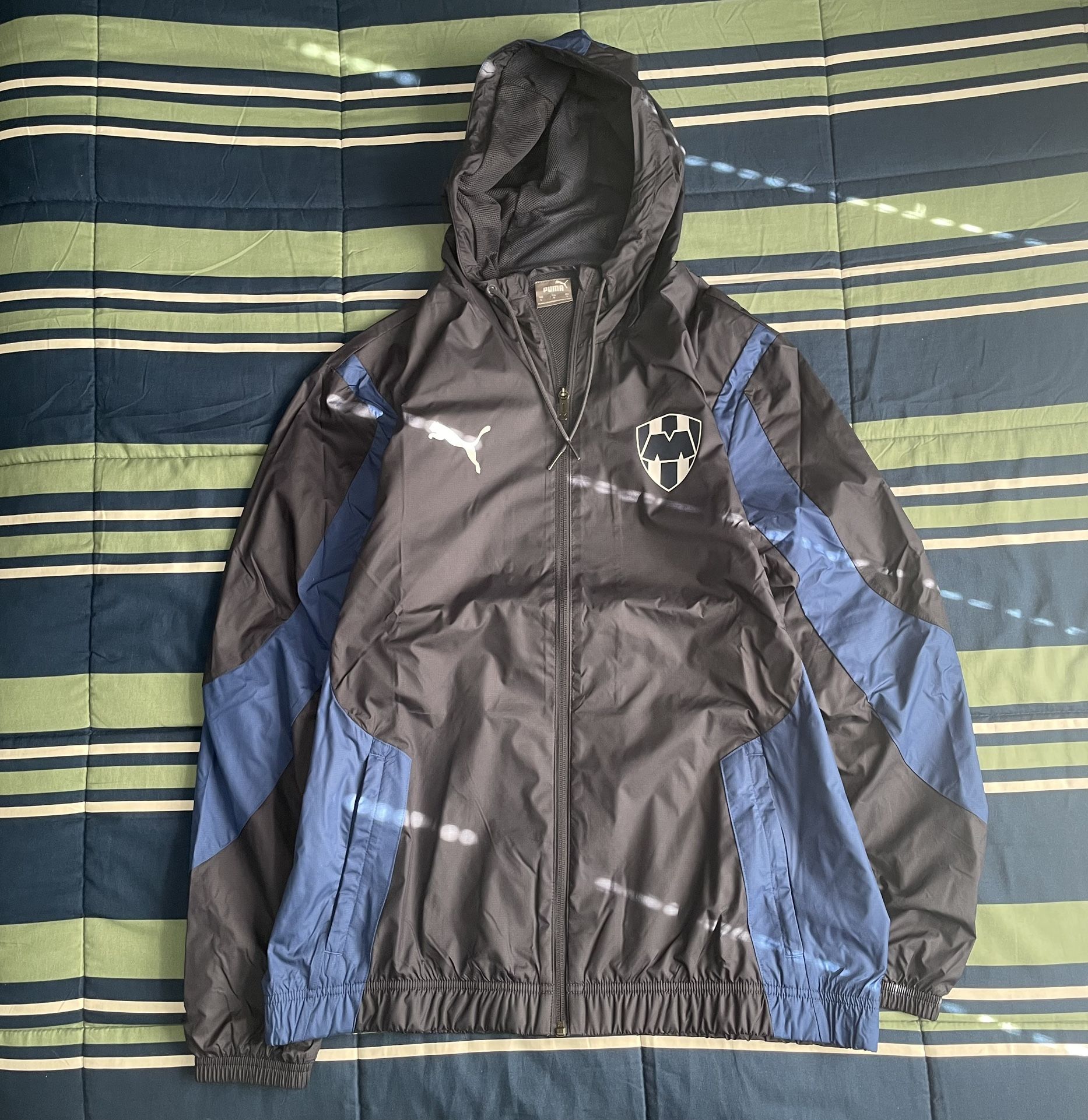 NEW PUMA LIGA MX Men’s Monterey CF Anthem Woven Jacket SZ L NWT