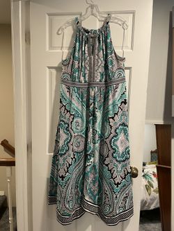 INC International Concepts Boho Paisley Maxi Dress