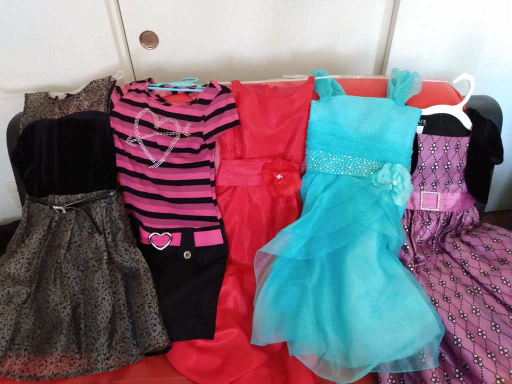 $8 Dresses For Girls Size 6 to 10 (Vestidos Para Niñas De Talla 6 a 10)