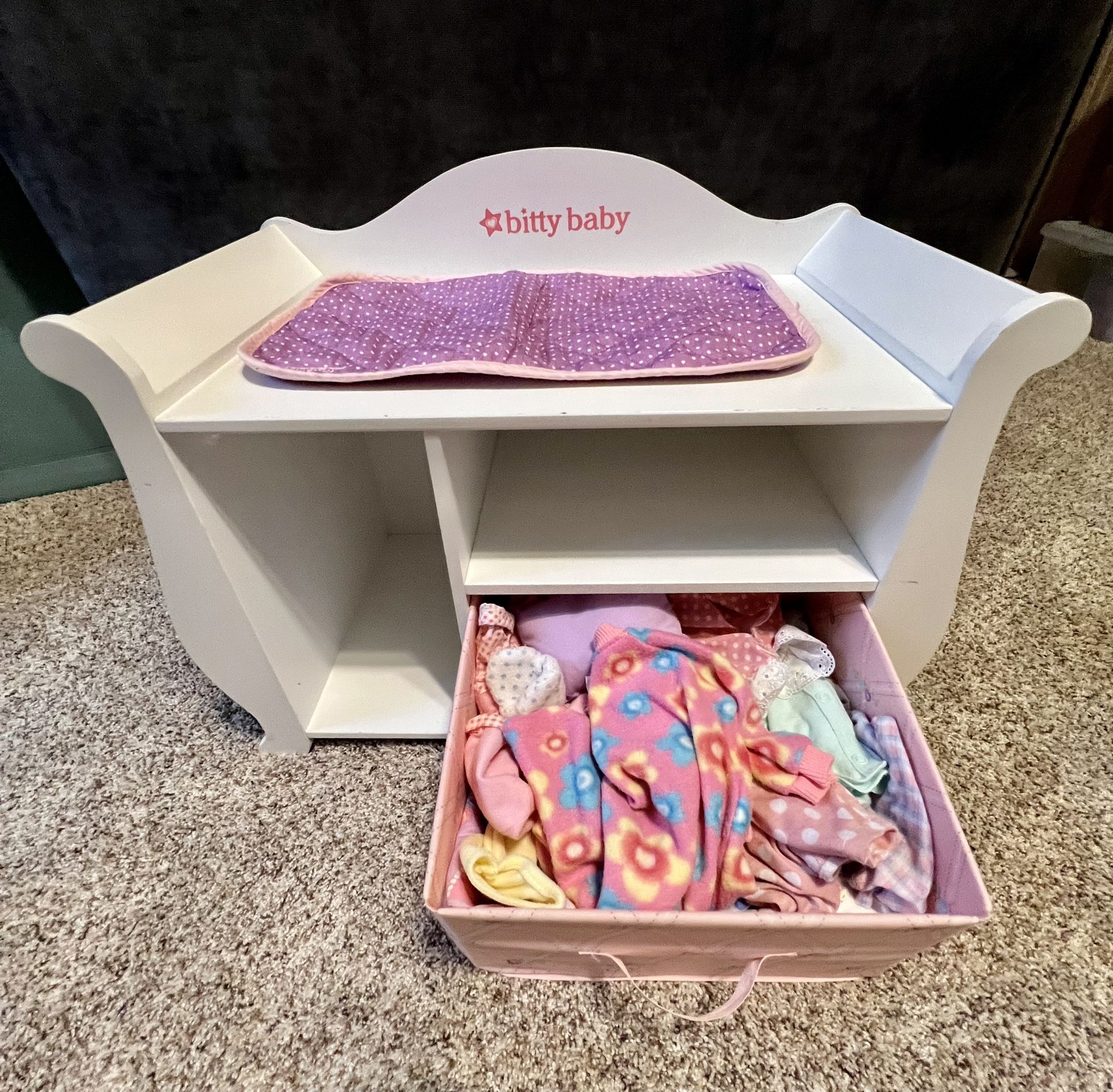 American Girl Doll Changing Table/Bed