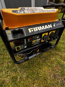 Firman 3650 Generator.