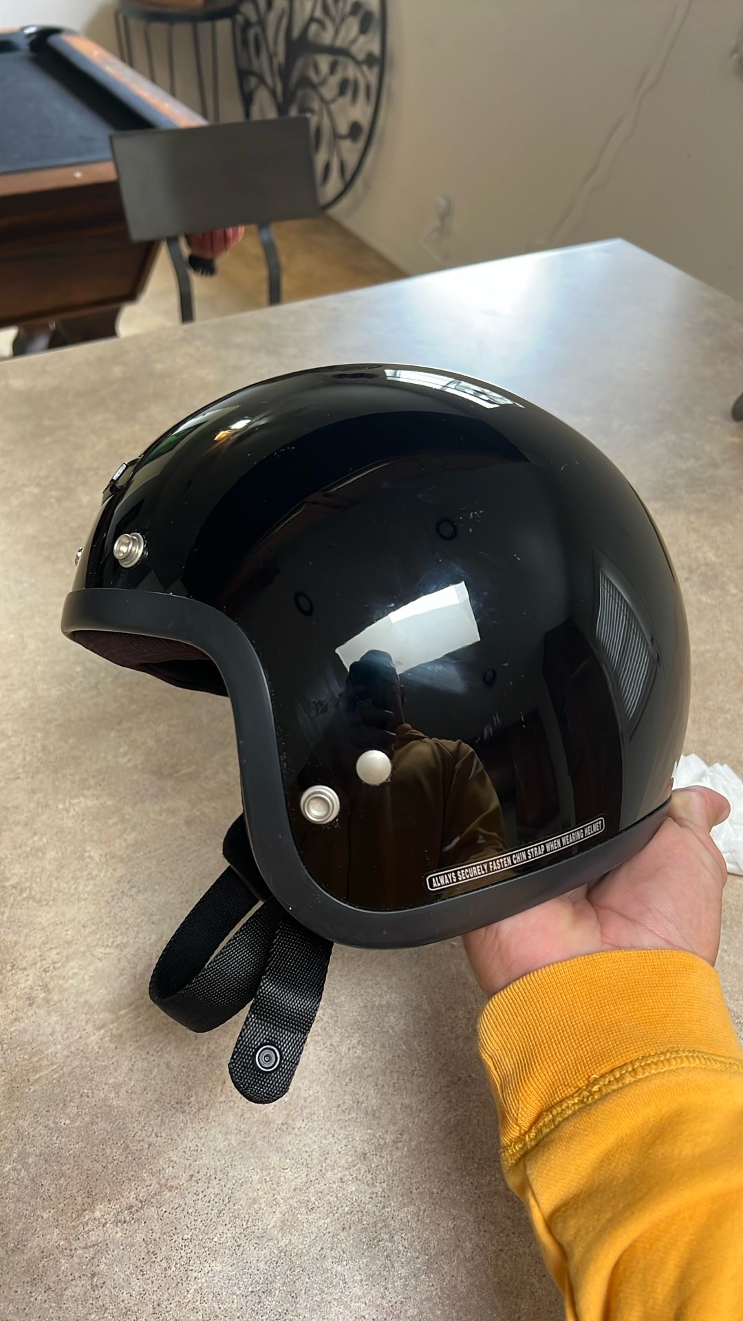 3/4 Bobber Helmet Motorcycle