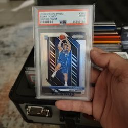 Luka Doncic 2019 Prizm Silver RC Rookie Holo Psa 9