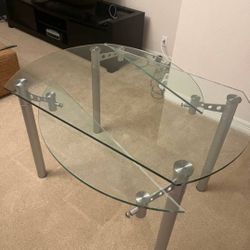Glass Chrome Extension Table
