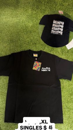 Black Bape Ape Design Shirt Size XL